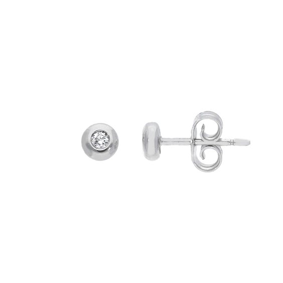 Orecchini Gioielleria Dossena  in Oro Diamante 0.06 Ct 205002 - 205002